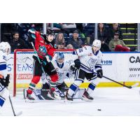 Kelowna Rockets left wing Max Graham vs. the Victoria Royals