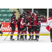 Vancouver Giants celebrate win