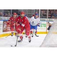 Allen Americans forward Colton Hargrove vs. the Wichita Thunder