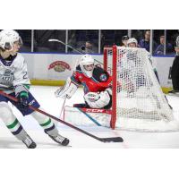 Kelowna Rockets' Jari Kykkanen on game night