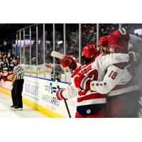 Allen Americans' Hank Crone celebrates win