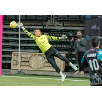 St. Louis Ambush goalkeeper Paulo Nascimento vs. the Dallas Sidekicks