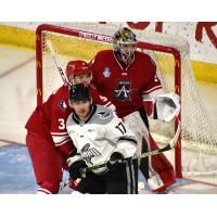 Allen Americans defend against the Idaho Steelheads