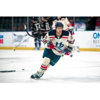 Forward Tyson Zimmer with the Lethbridge Hurricanes