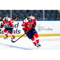 Forward Tyson Zimmer with the Lethbridge Hurricanes