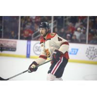 Defenseman Bray Crowder with the Indy Fuel