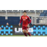 Goalkeeper Eric Dick with the Swope Park Rangers