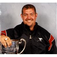 Bruce Covernton with the Grey Cup