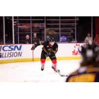 Vancouver Giants defenceman Colton Roberts in on-ice testing