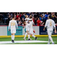 San Diego Sockers celebrate win