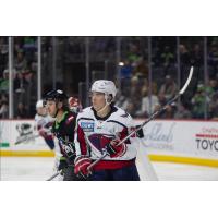 South Carolina Stingrays' Michael Kim on game night