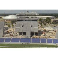 Construction at Simmons Bank Liberty Stadium, home of the Memphis Showboats