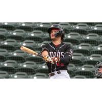 Hickory Crawdads' Ian Moller at bat