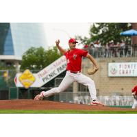 Winnipeg Goldeyes' Joey Matulovich on the mound