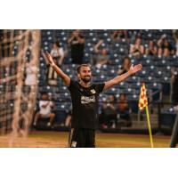 FC Tulsa reacts after a goal