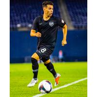 Midfielder Christian Enriquez with 1904 FC in San Diego