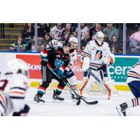 Kelowna Rockets battle the Kamloops Blazers