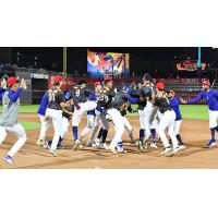 Tulsa Drillers celebrate win