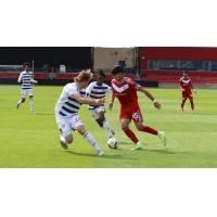 Chicago Fire FC II midfielder Harold Osorio vs. FC Cincinnati 2