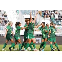 Lexington SC forward Madison Parsons (15) celebrates her goal