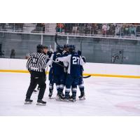 Worcester Railers celebrate win