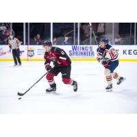 Vancouver Giants defenceman Mazden Leslie