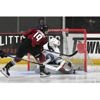 Cameron Schmidt scores for the Vancouver Giants