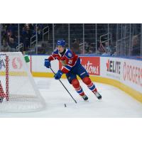 Defenseman Eastyn Mannix with the Edmonton Oil Kings