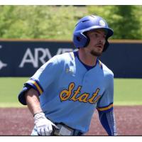 Outfielder Henry George with South Dakota State