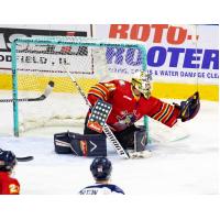 Goaltender Colby Muise with the Peoria Rivermen