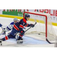 Saginaw Spirit's Blake Barnes in action