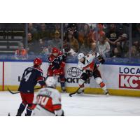 Allen Americans face the Kansas City Mavericks