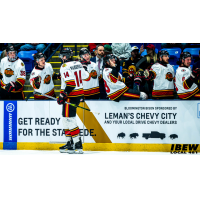 Indy Fuel's Ethan Manderville congratulated by team