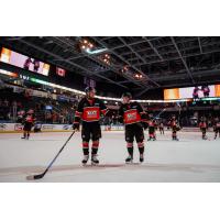 Kansas City Mavericks on the ice