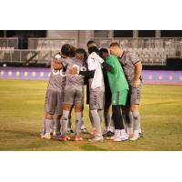 Las Vegas Lights FC huddle