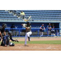 Infielder Felix Valerio with the Biloxi Shuckers