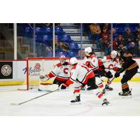 Vancouver Giants centre Jaden Lipinski vs. the Prince George Cougars