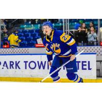 Saskatoon Blades forward Hunter Laing