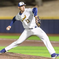Pitcher Dylan Hall with the University of Central Oklahoma