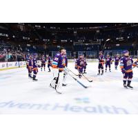 Orlando Solar Bears face the fans as their season ends