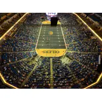 The view from above at a Tulsa Oilers football game