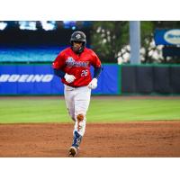 Charleston RiverDogs' Angel Mateo on game night