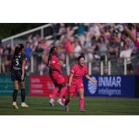 Manaka Matsukubo of the North Carolina Courage celebrates