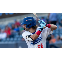 Kole Myers at bat for the Tulsa Drillers