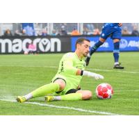 Atlético Ottawa goalkeeper Nathan Ingham