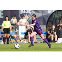 Calgary Wild FC's Taegan Stewart in action
