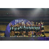 Gotham FC celebrate the Concacaf W Champions Cup
