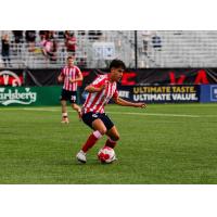 Atlético Ottawa's Gabriel Mendes Antinoro in action
