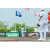 Lake Country DockHounds infielder Daunte Stuart waits