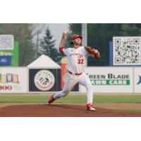 Winnipeg Goldeyes pitcher Landen Bourassa
